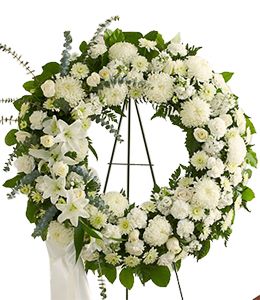 Wreath #2 All White