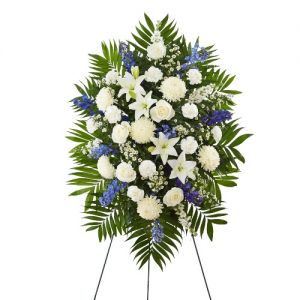 Designer's Choice Standing Funeral Spray in Houston, TX