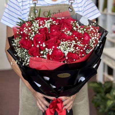 Romantic Bouquet of Red Roses  in Houston, TX